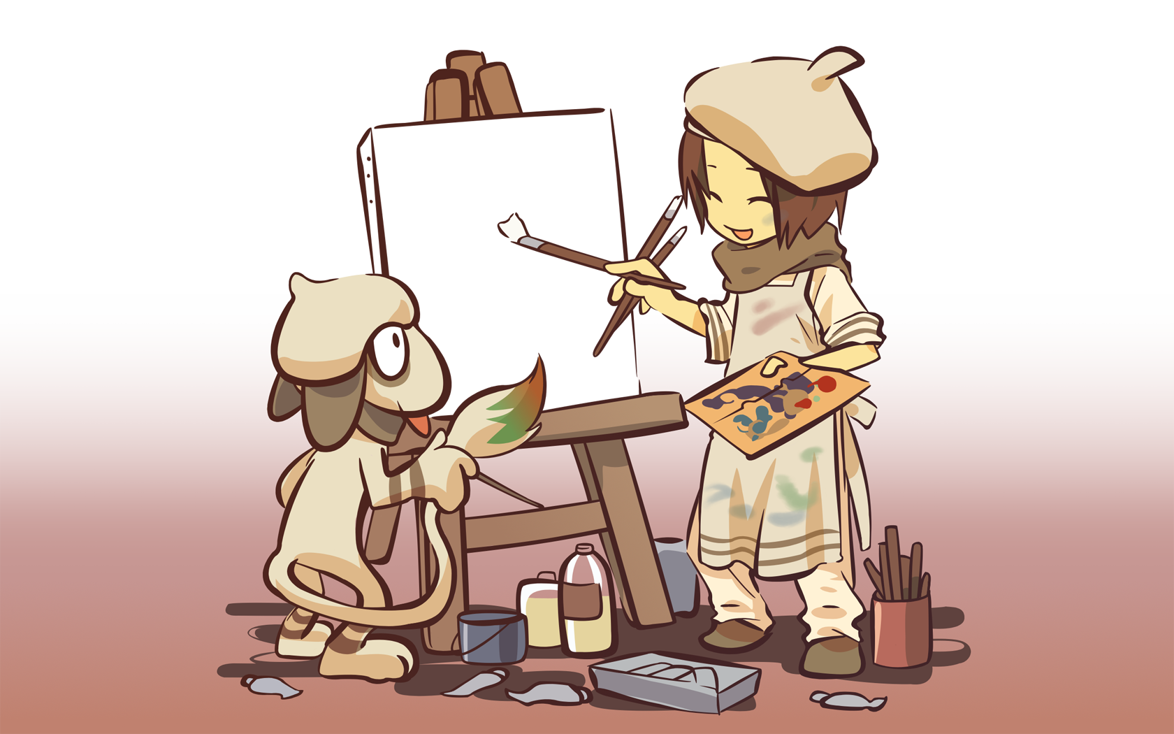 Smeargle - (1680x1050), Png Download