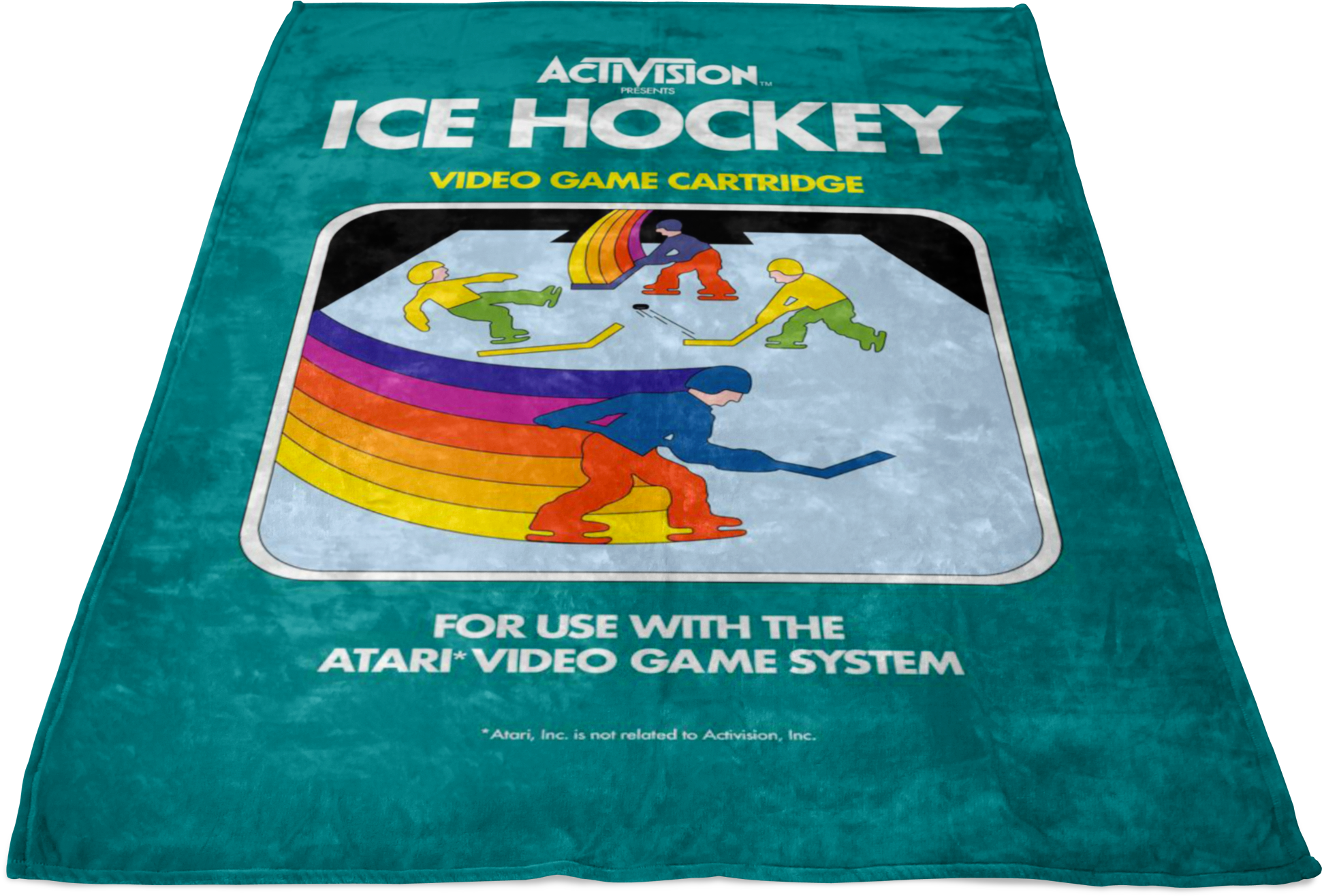 Retro Activision Hockey Inspired Blanket (2000x2000), Png Download