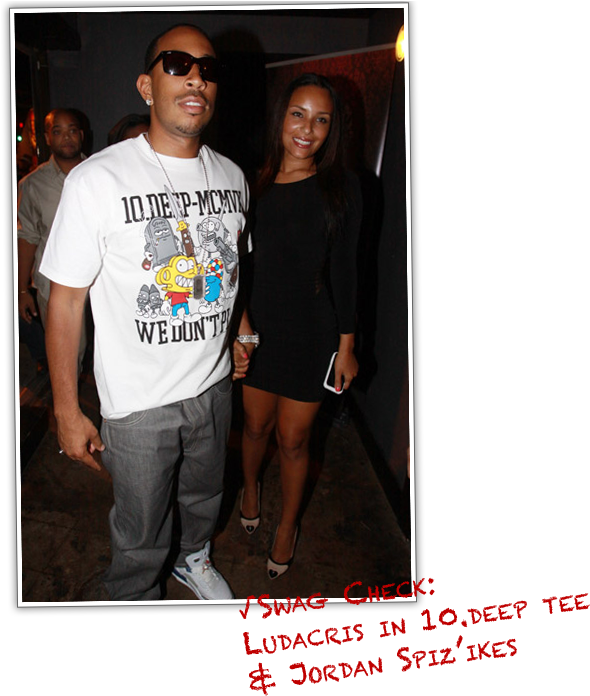 Ludacris Was Seen With His Main Squeeze Rocking The (600x719), Png Download