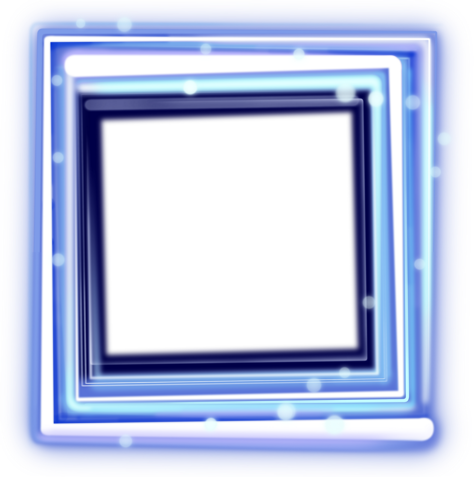 Blue Frames %2823%29 (1600x1600), Png Download