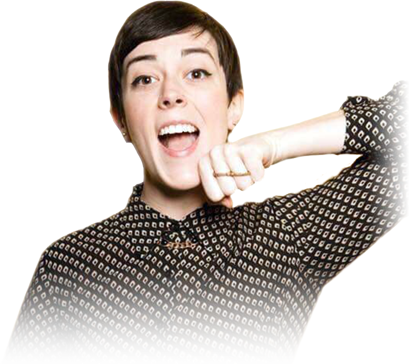 She Hosts The Show Live Comedy Show Park Dope, And (900x900), Png Download