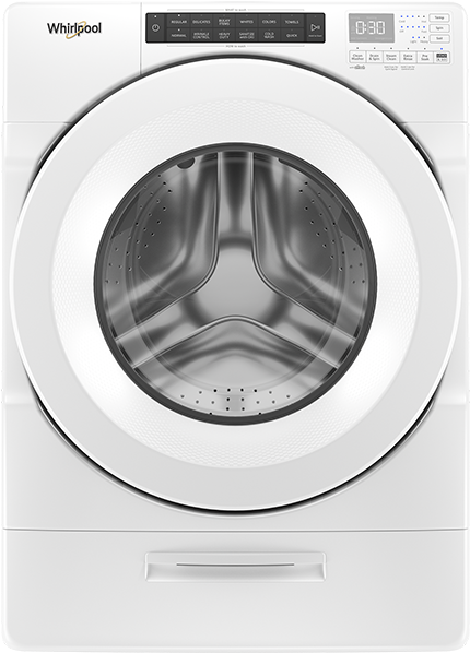 Image For Whirlpool Front Load Washer (519x804), Png Download
