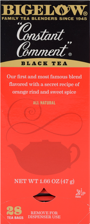 Bigelow Constant Comment Black Tea (559x795), Png Download
