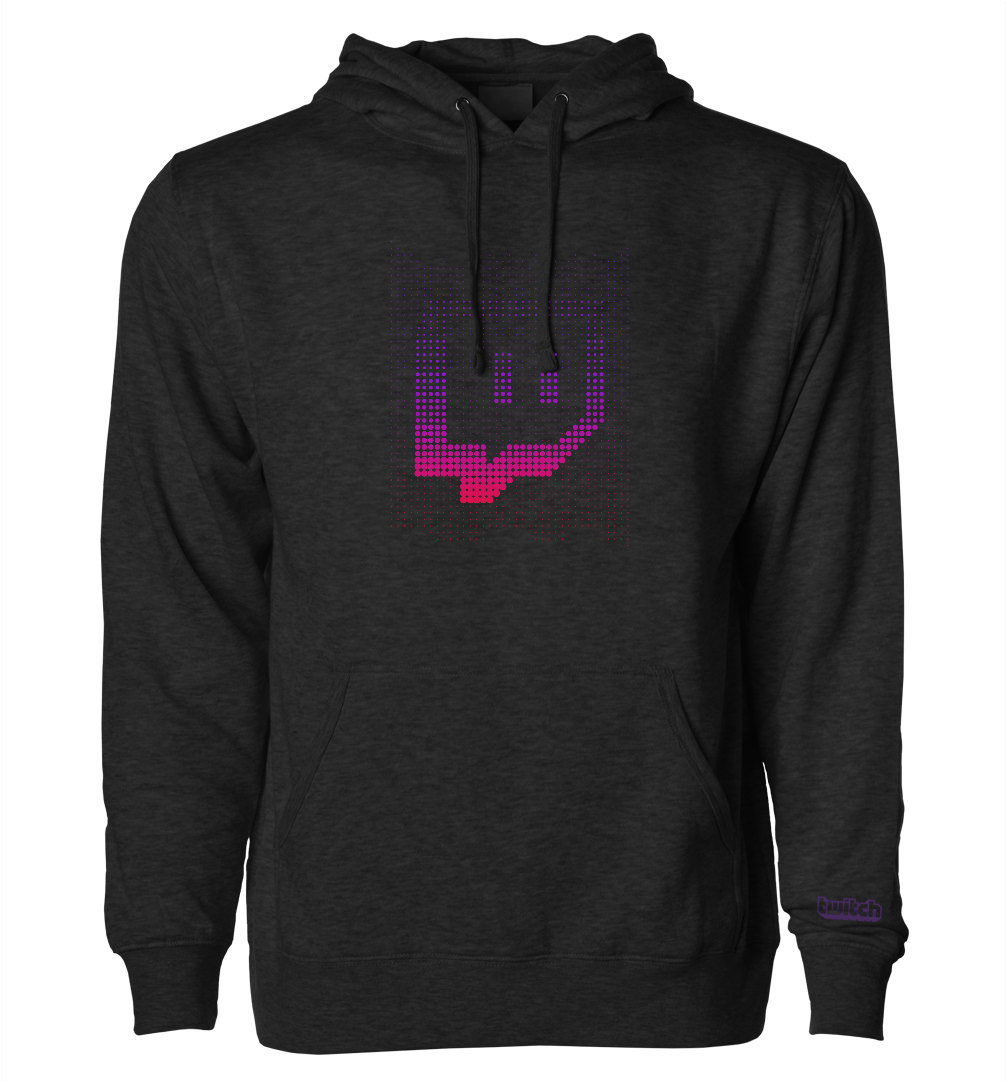 Dot Glitch Hoodie (1099x1080), Png Download