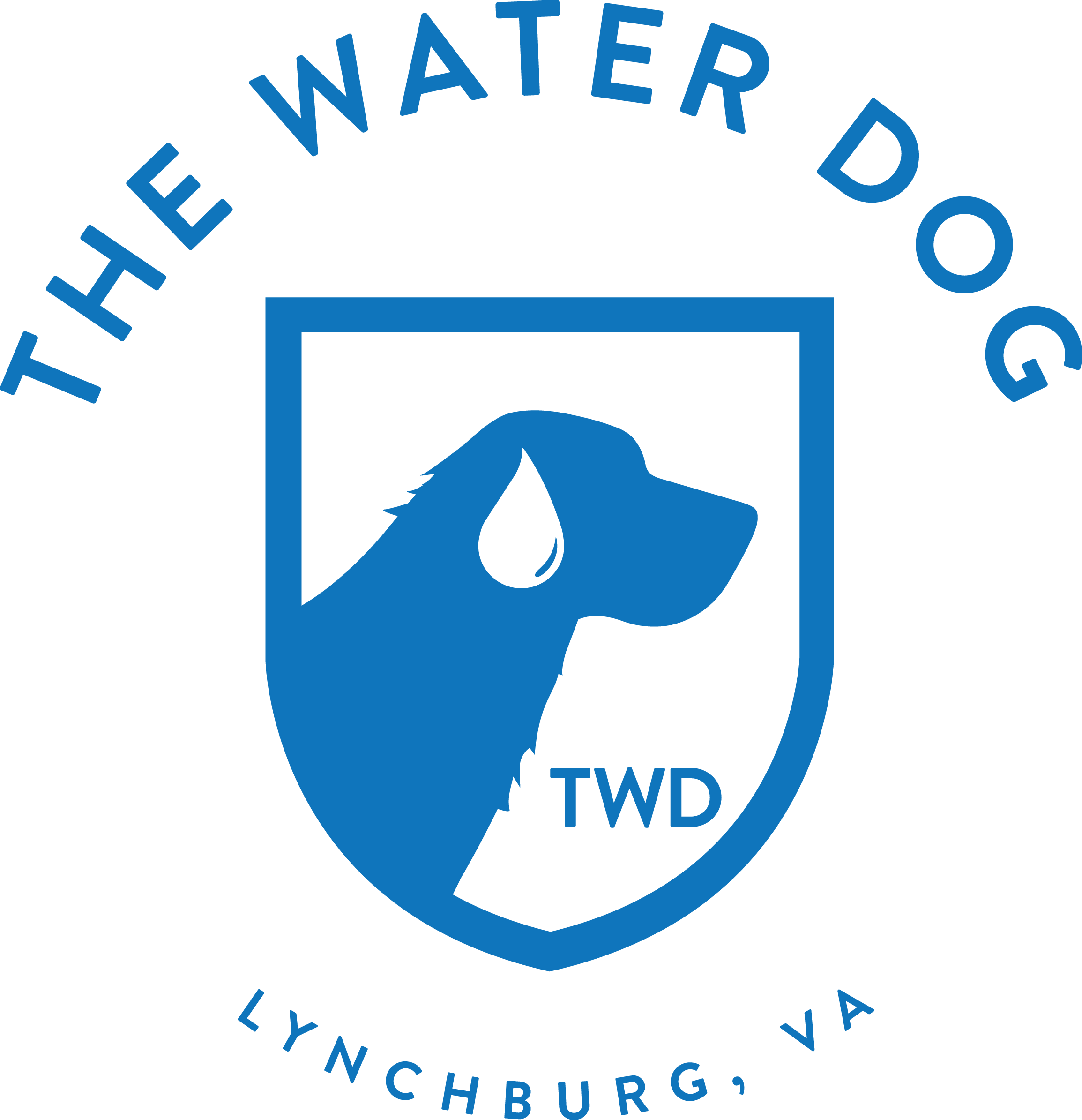 The Water Dog Logo (2309x2389), Png Download