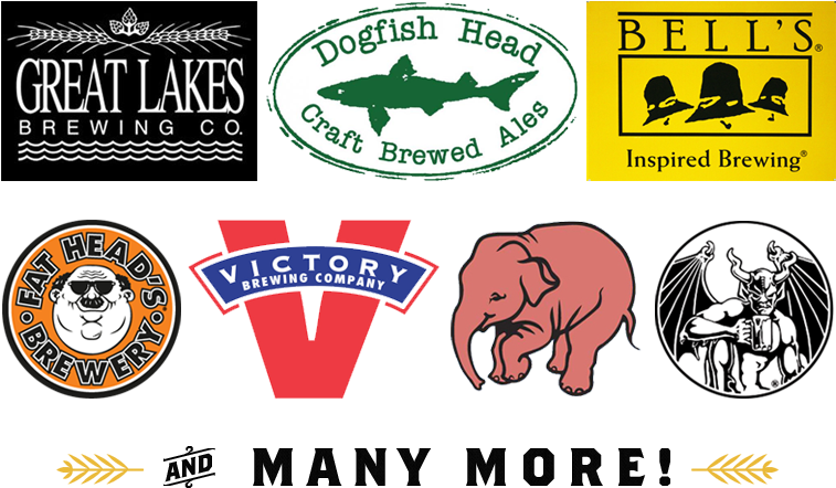 Fat Head's, Dogfish Head, Bell's, Victory, Stone, Brewery (759x473), Png Download