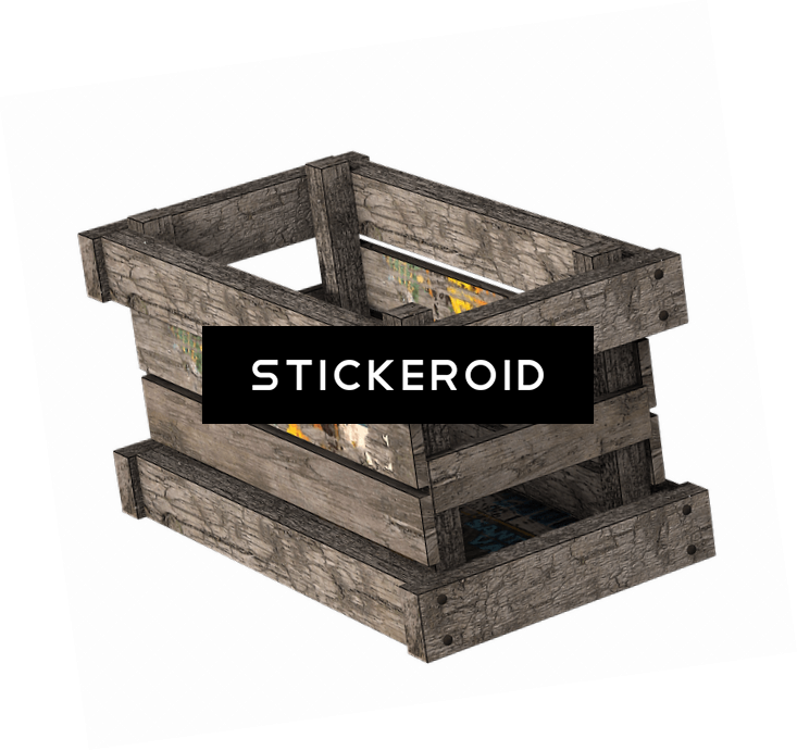 Box Wooden Crate (733x691), Png Download