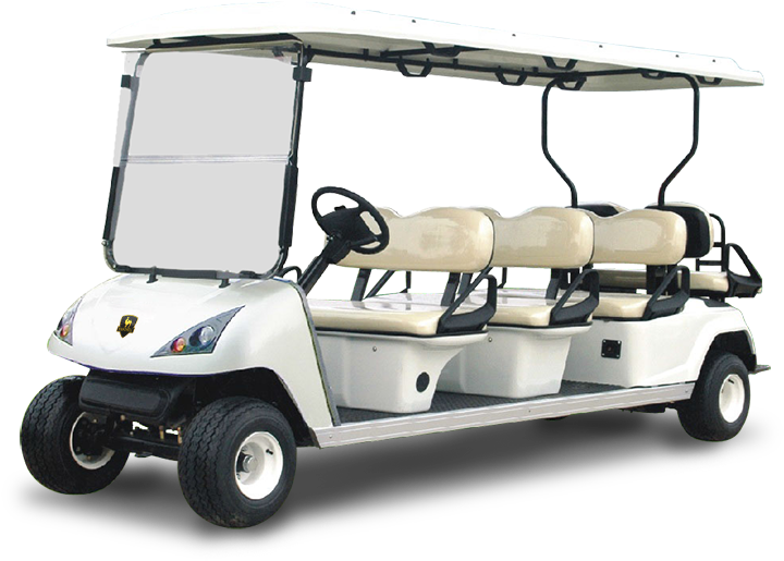Global Export 8 Passenger Electric Golf Cart Dg-c6 (750x750), Png Download