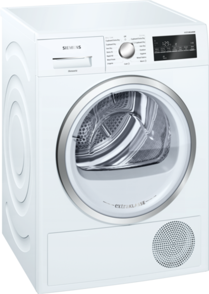 Siemens Wt46g491gb White Condenser Dryer (1200x1200), Png Download