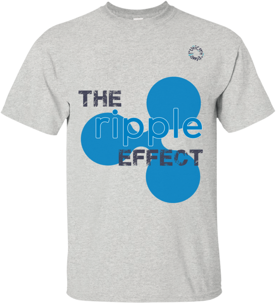 Crypto T-shirt Funny The Ripple Effect (1024x1024), Png Download