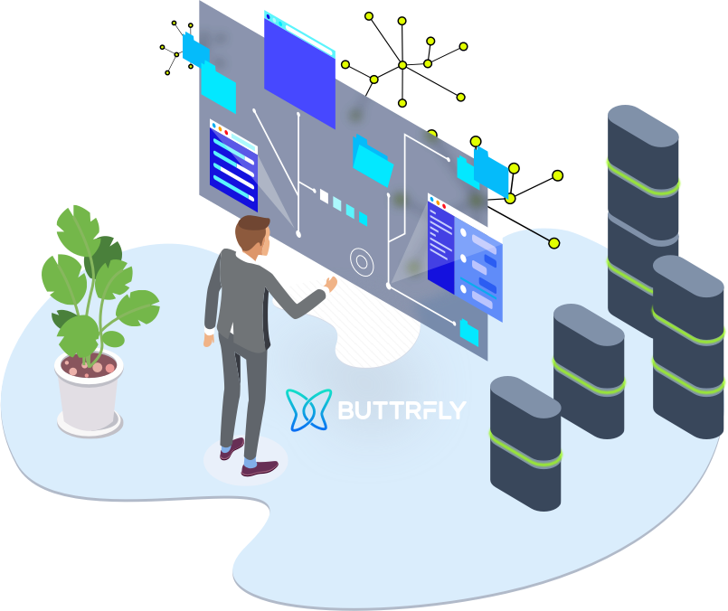 Buttrfly (805x676), Png Download