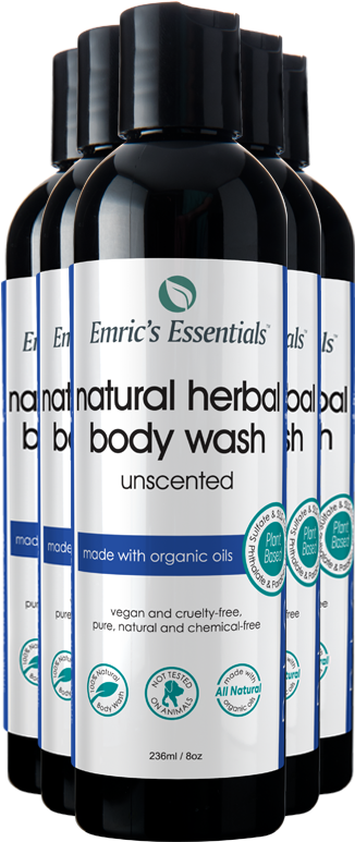 Emric's Essentials Herbal Body Wash (600x900), Png Download