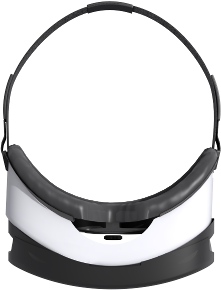 Samsung Gear Vr 3d Model Render Bottom (800x800), Png Download