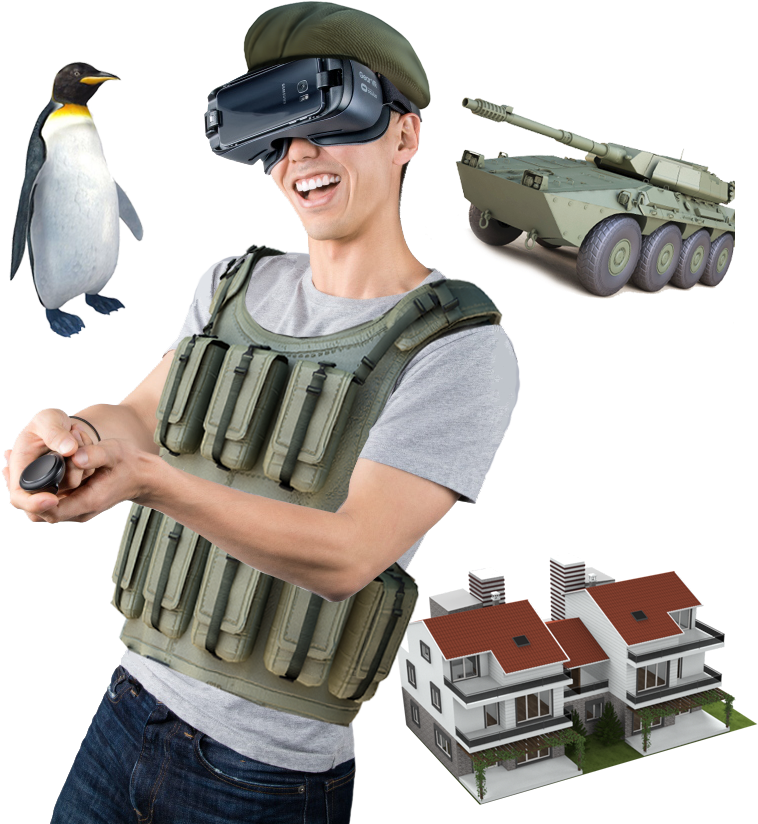 Gear Vr (804x830), Png Download