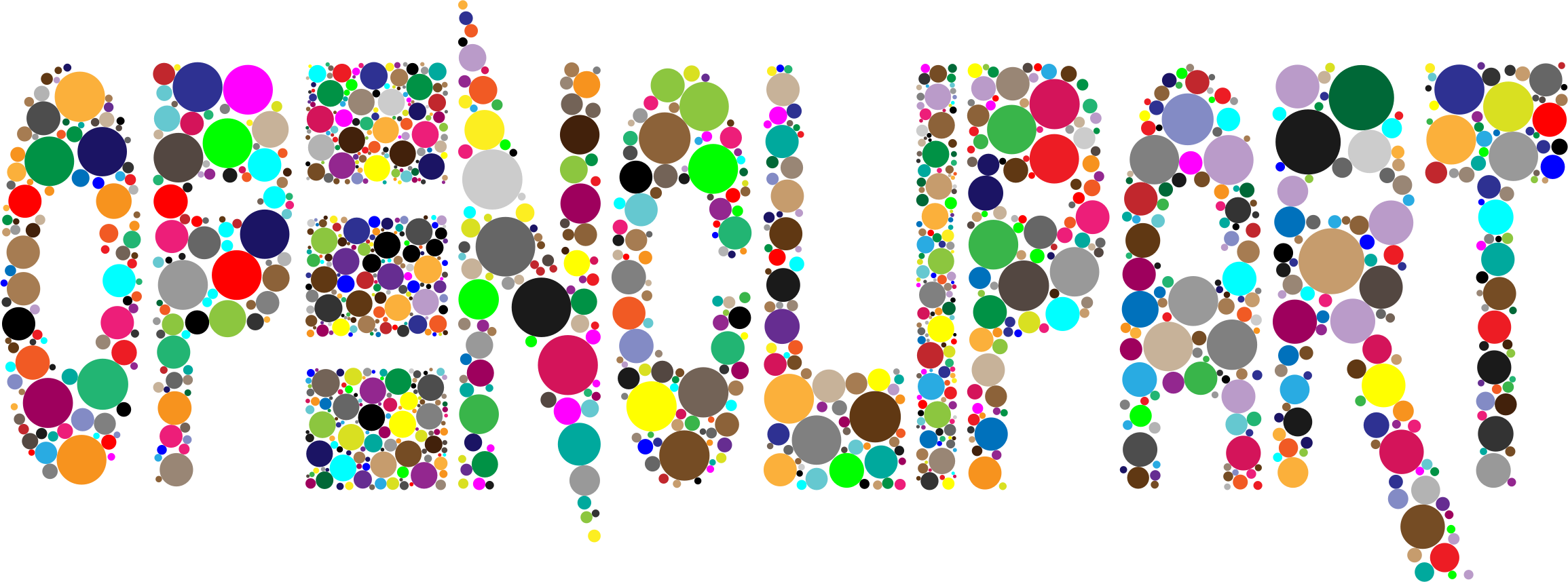 This Free Icons Png Design Of Openclipart Typography (2310x858), Png Download