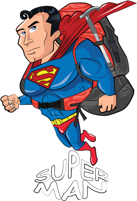 Anonymous Superman (500x700), Png Download