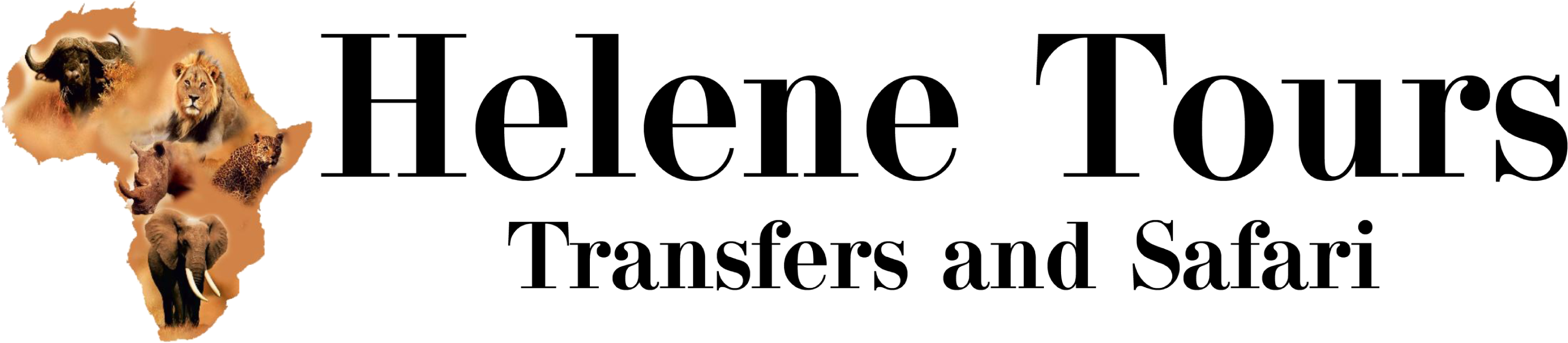 Helene Tours Transfers & Safari Logo (3500x720), Png Download