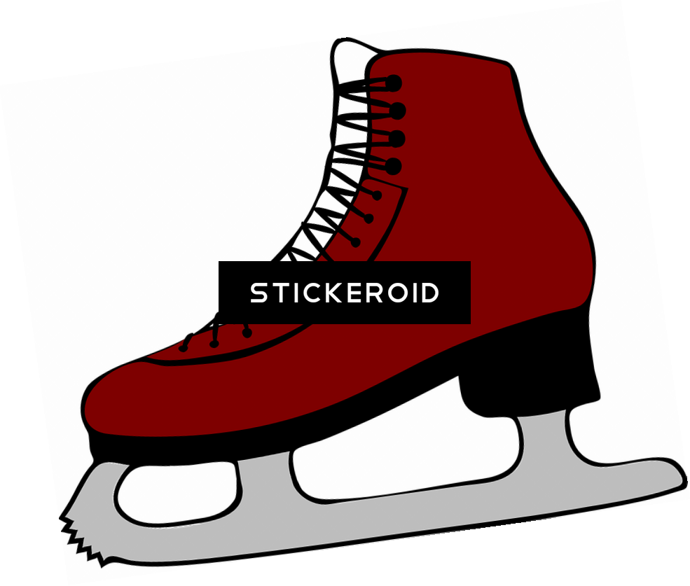Ice Skates Sport (985x837), Png Download