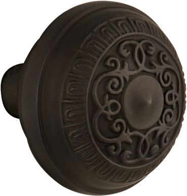 Vintage Egg & Dart Door Knob (500x625), Png Download