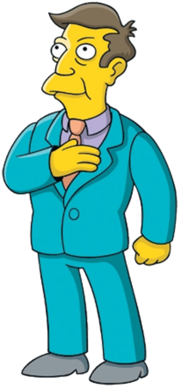 The Simpsons Clipart Fatuous (760x1347), Png Download