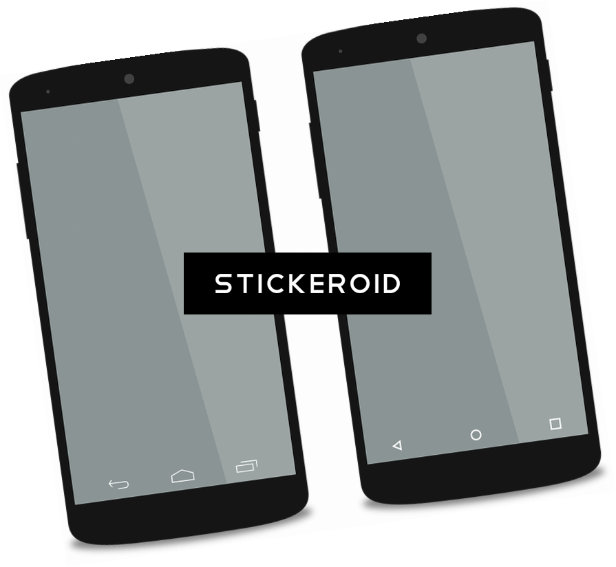 Android Smartphones Mockups (895x824), Png Download