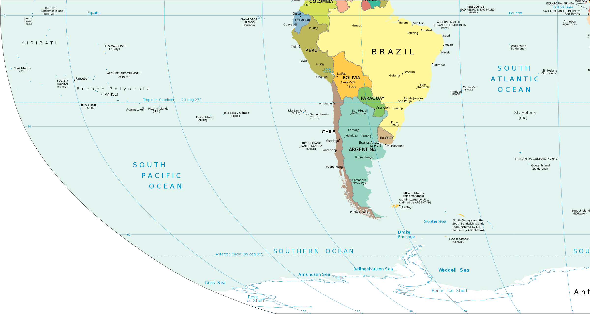 World Map - Ll (2400x1341), Png Download