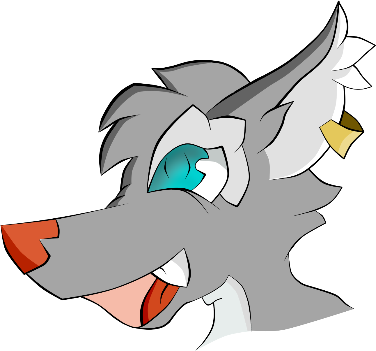 [headshot Series] Good Wolf (1753x1873), Png Download