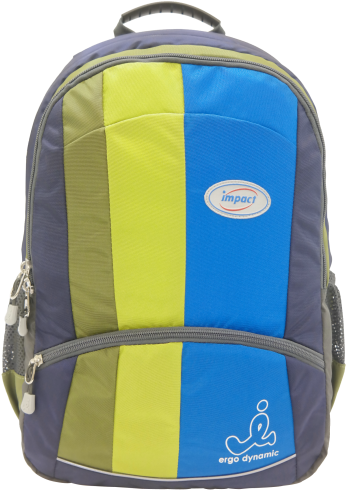Impact Ergonomic Backpack Ipeg-130 Navy Blue (555x555), Png Download