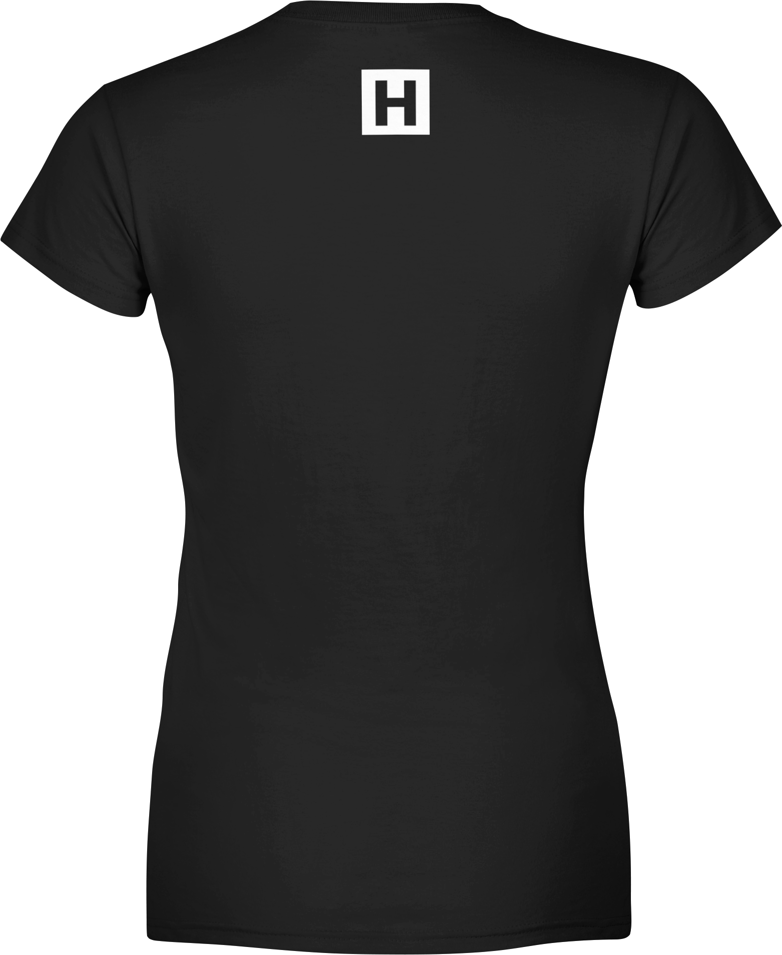 Hstlr Clothing Women's Tee Black Back (2500x2500), Png Download