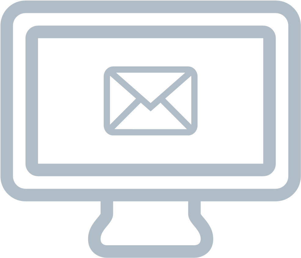 E-mail Us (1000x865), Png Download