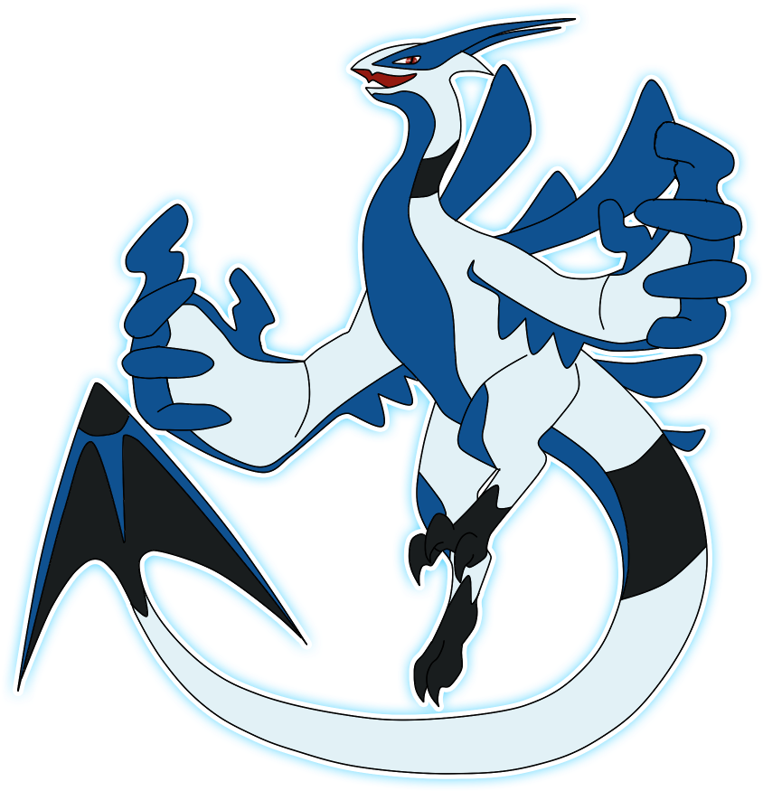 [pokemon Sardonyx] Mega Lugia (900x900), Png Download
