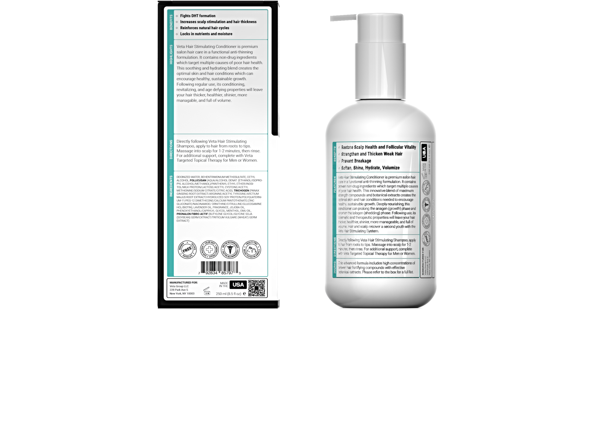 3-step Hair Stimulating System For Women (2048x2024), Png Download