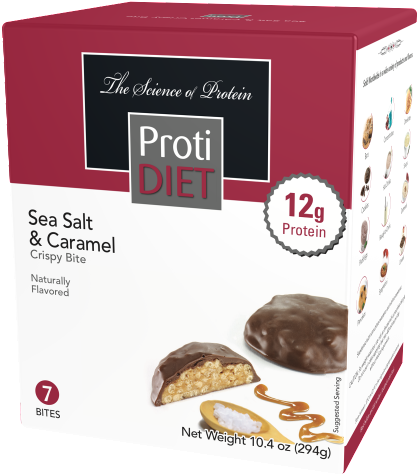 Sea Salt & Caramel Crispy Bites (600x600), Png Download