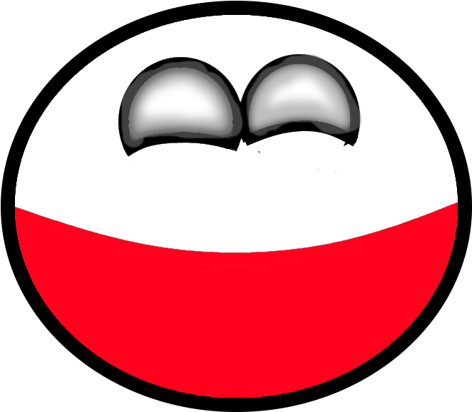 Picture Of Polandball That I Use On Youtube (800x600), Png Download