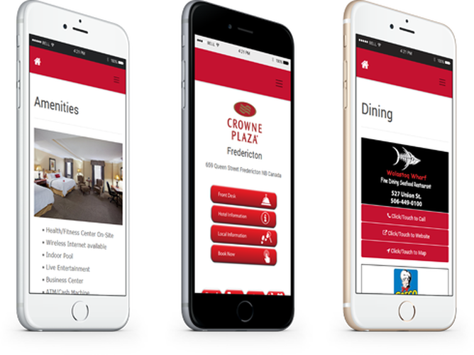 Mobile Directories For Hotels (668x500), Png Download