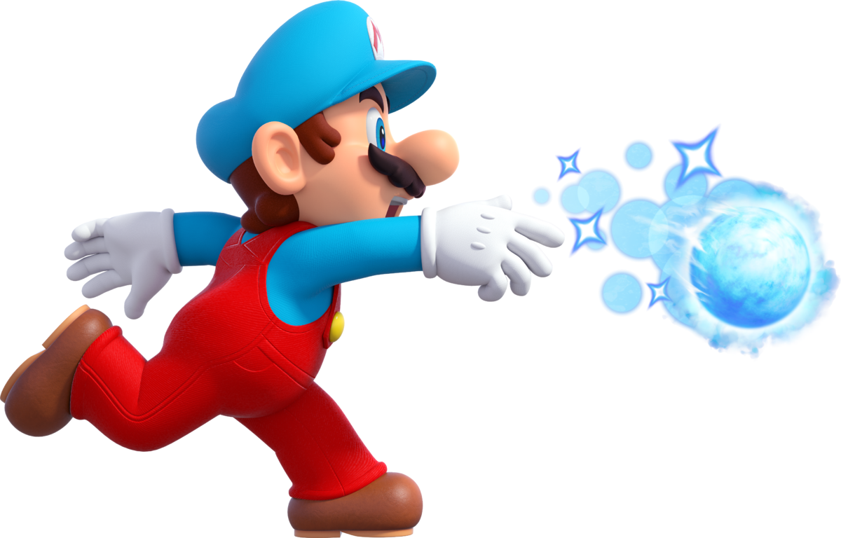 Ice Mario Super Mario Wiki The Mario Encyclopedia (1200x768), Png Download