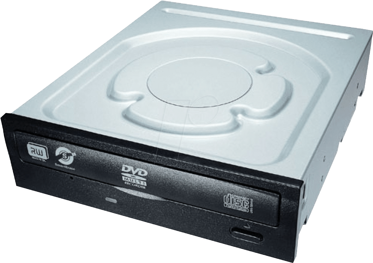 Dvd Rw Sata Liteon, Black, Bulk Liteon Ihas124 (1250x888), Png Download