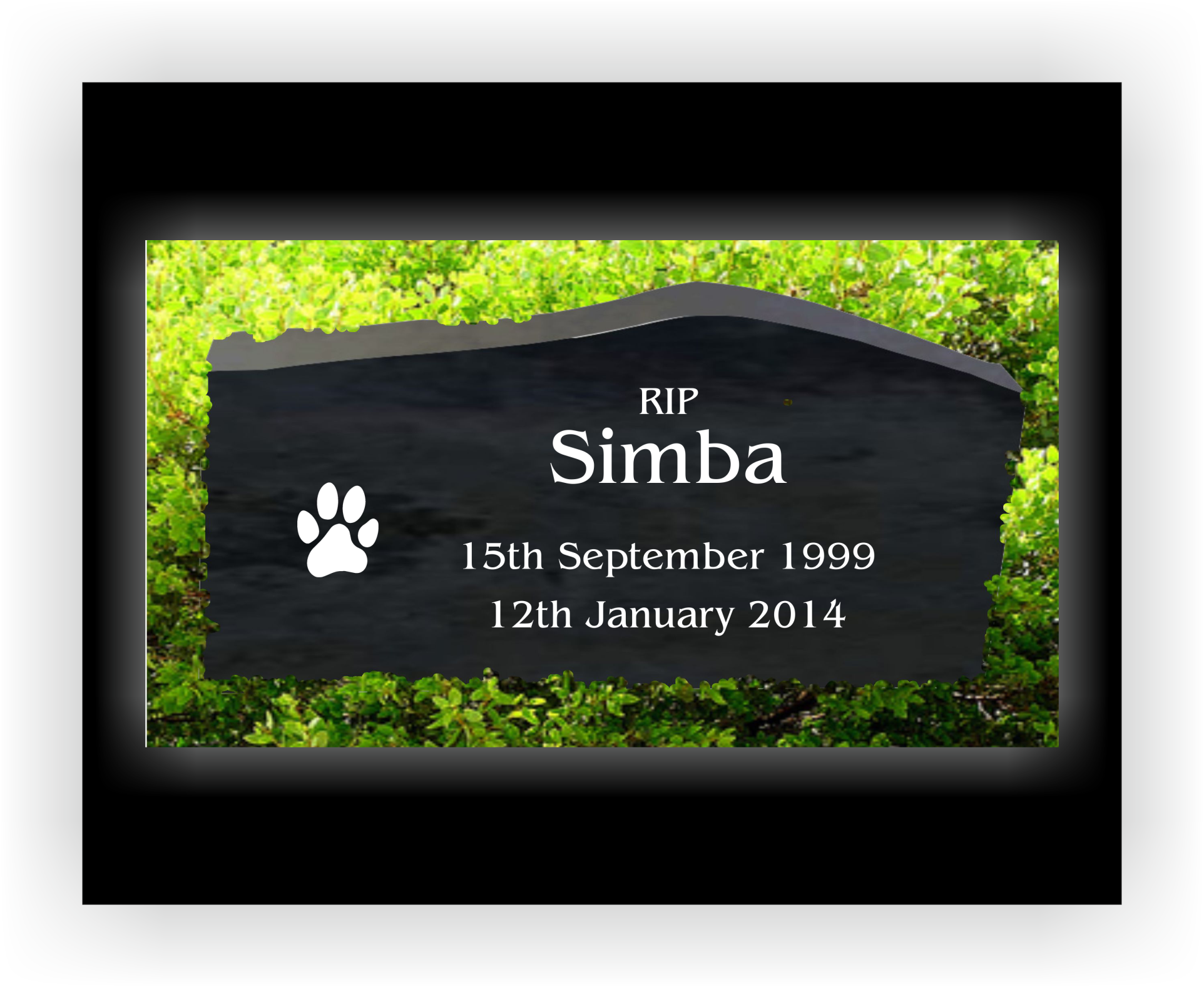 Memorials Slate Freestanding 7"x 4" (1924x1578), Png Download