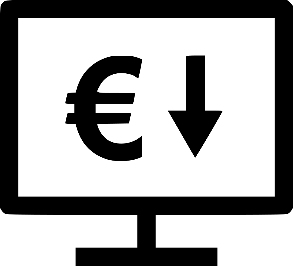 Pc Monitor Down Business Money Comments (980x888), Png Download