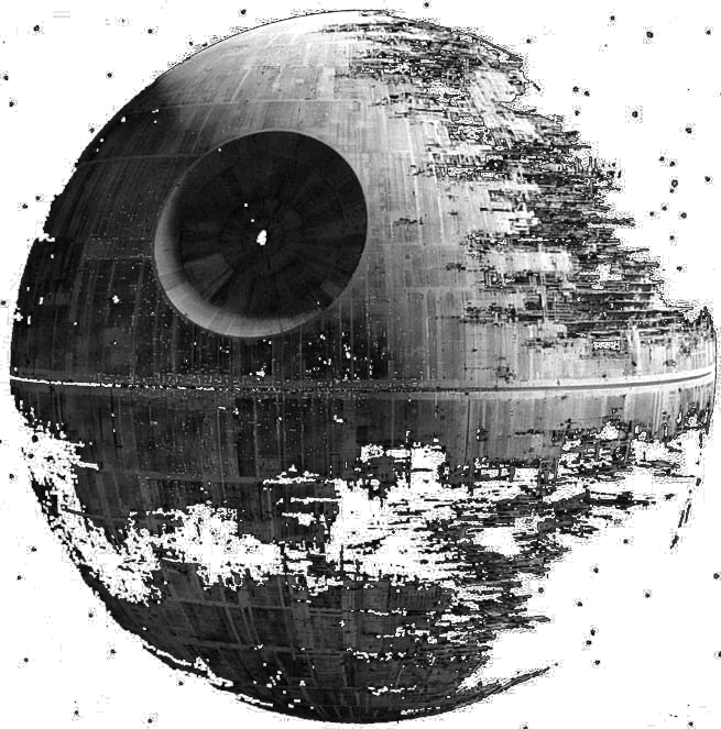 Download Star Wars Famous Death Star PNG Image with No Background