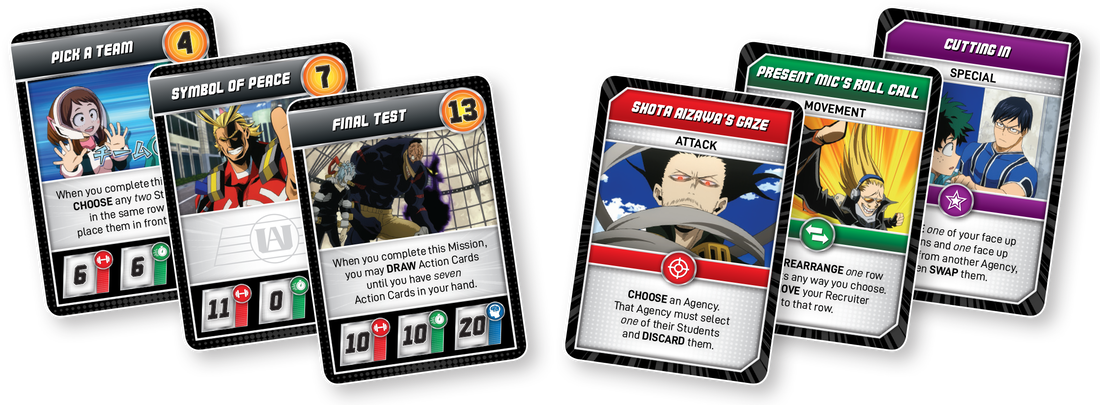 There Are 3 Types Of Action Cards That Are Used Throughout (1100x405), Png Download