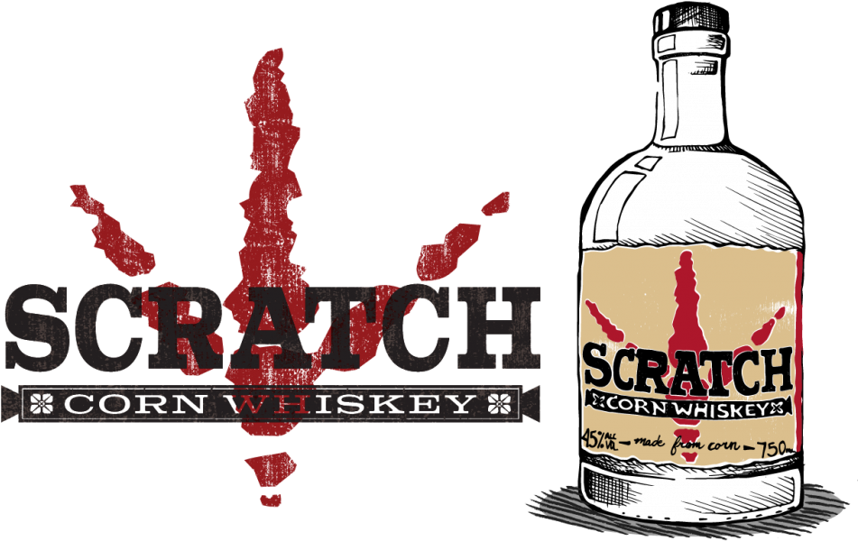 Scratch Corn Whiskey (1024x611), Png Download