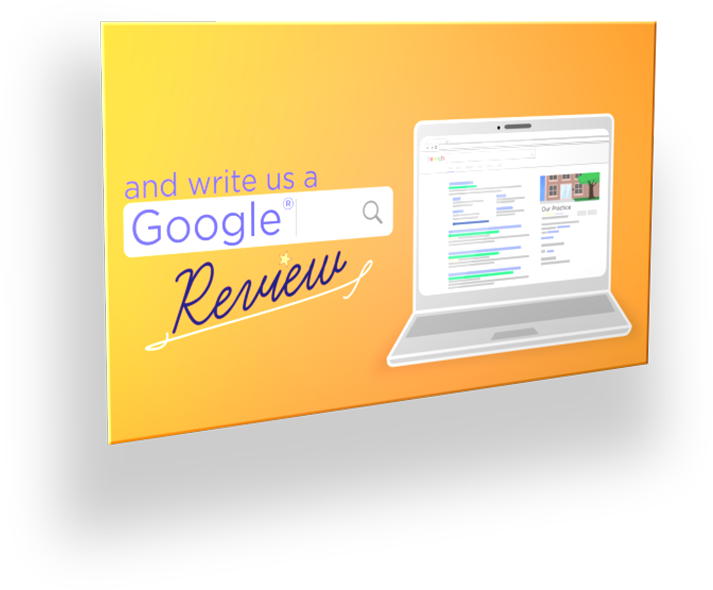 Then, Send Review Us On Google Home With Patients Along (748x620), Png Download