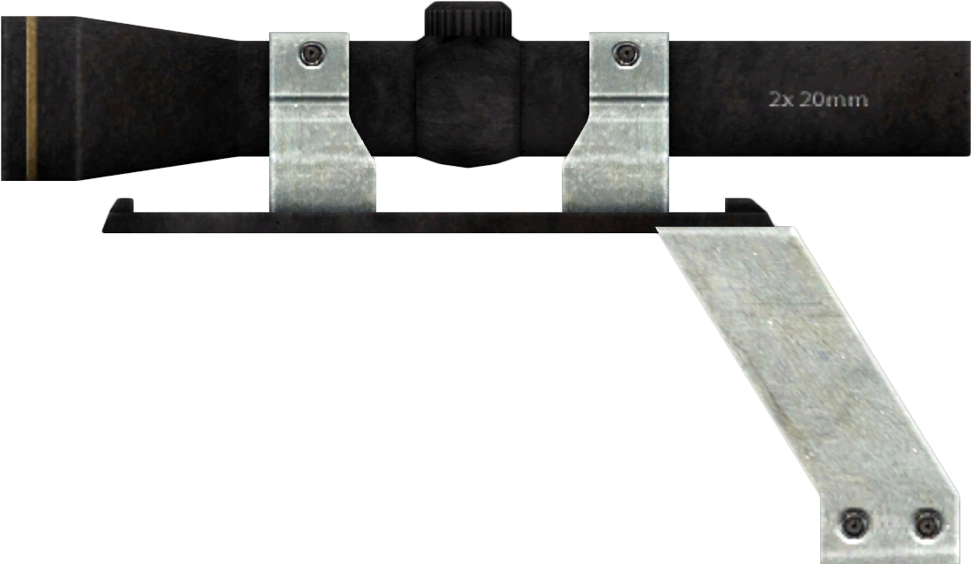 9mm Pistol Scope (1300x900), Png Download