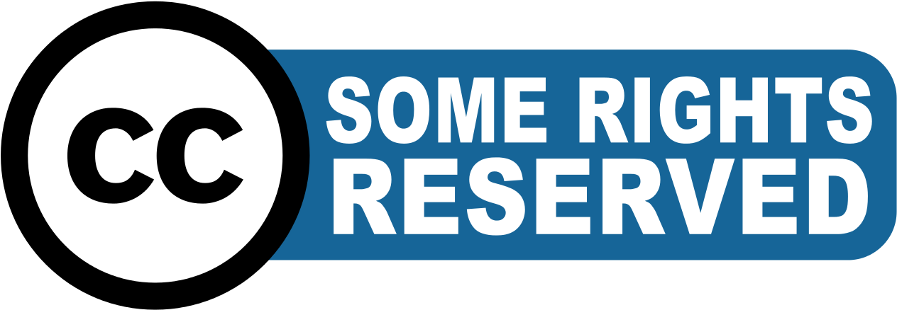 Cc Some Rights Reserved New (1280x443), Png Download