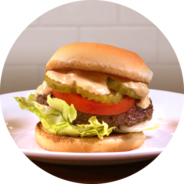 Beef Patty Png (640x640), Png Download