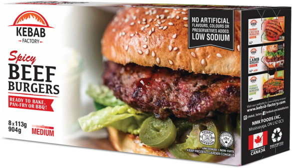 Shopspicy Beef Burgers (600x600), Png Download