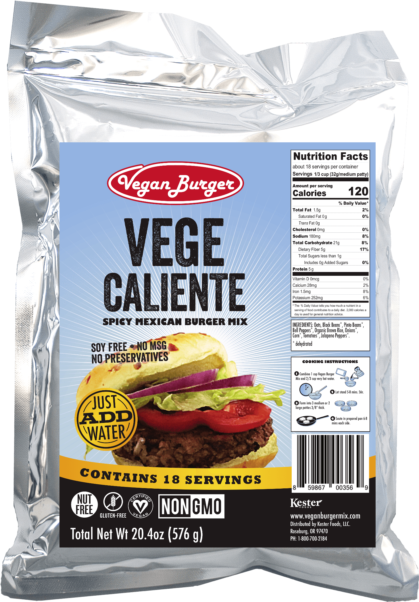 Vegan Burger 4-pack (1820x2336), Png Download