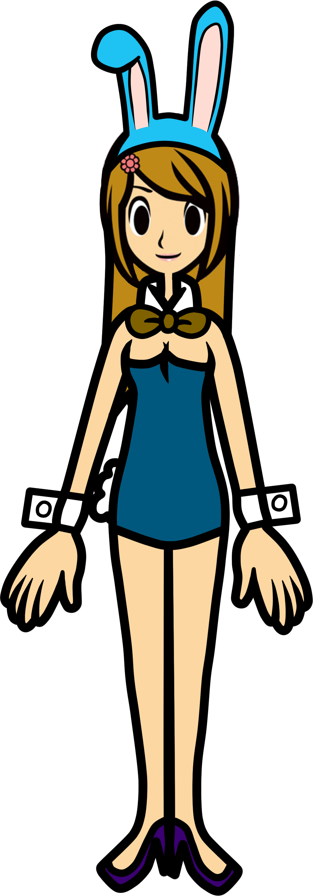 Play Bunny Reporter (1018x2912), Png Download