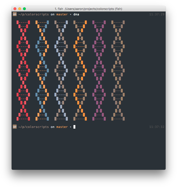 Fish Default Theme Dna (762x804), Png Download